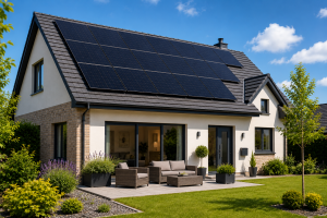 Modern UK Home with Long-Lasting Solar Panels