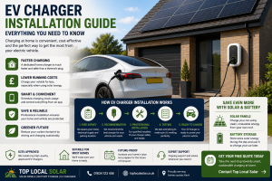 Modern Electric Vehicle Charging Outside a UK Home