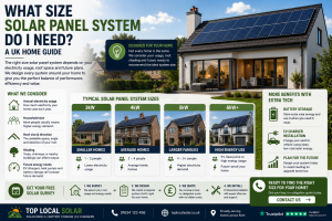 Different Sizes of Solar Panel Systems on Modern UK Homes