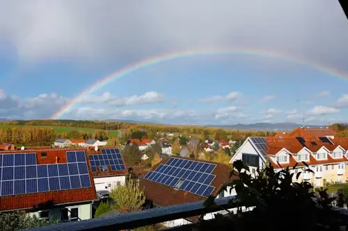 Solar panel installation on a family home in Bearsted Kent Solar panel installation on a family home in Bearsted Kent