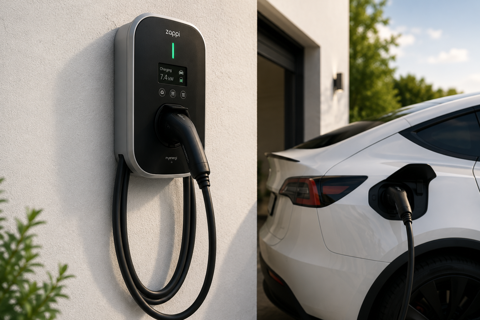 Electric vehicle charging at home