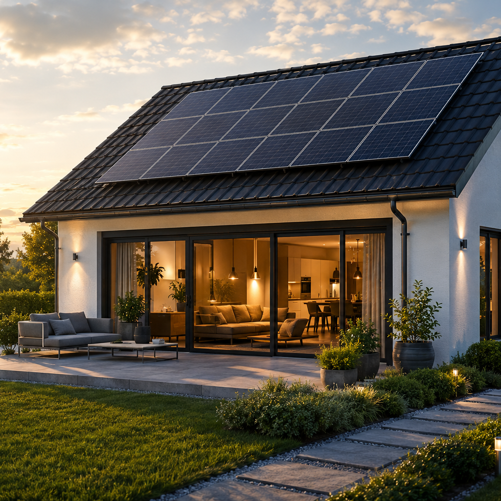 Solar panels helping reduce household energy bills